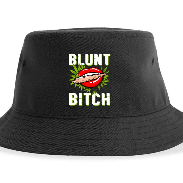 Funny Marijuana Weed 420 Weed Sexy Lips Cannabis Marijuana Sustainable Bucket Hat