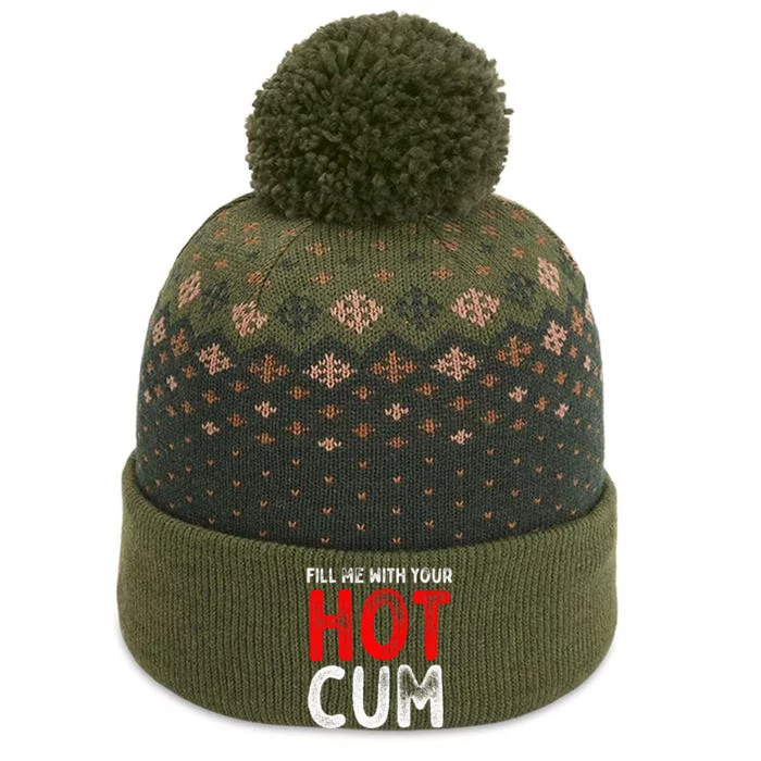 Fill Me With Hot Cum Sexy Kinky The Baniff Cuffed Pom Beanie