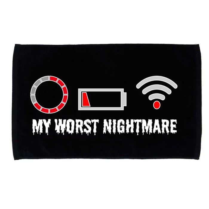 Funny My Worst Nightmare Gaming S S S Gift Microfiber Hand Towel