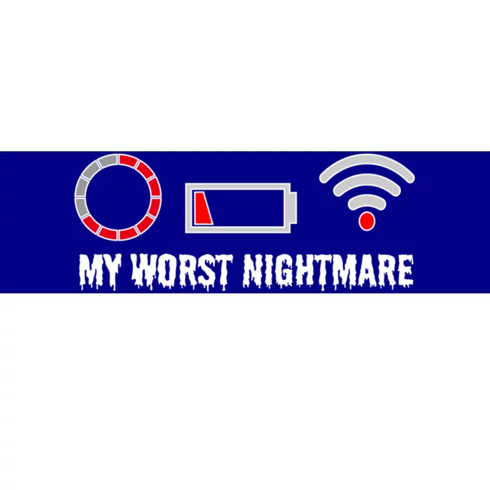 Funny My Worst Nightmare Gaming S S S Gift Bumper Sticker