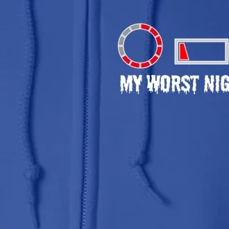 Funny My Worst Nightmare Gaming S S S Gift Full Zip Hoodie