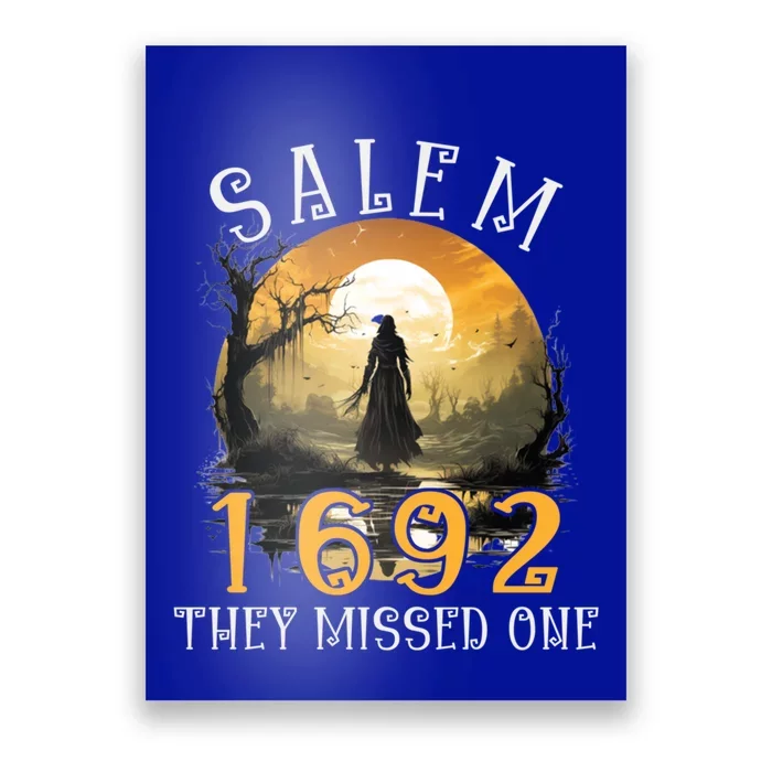 Full Moon Witch Salem 1692 They Missed One Gift Poster