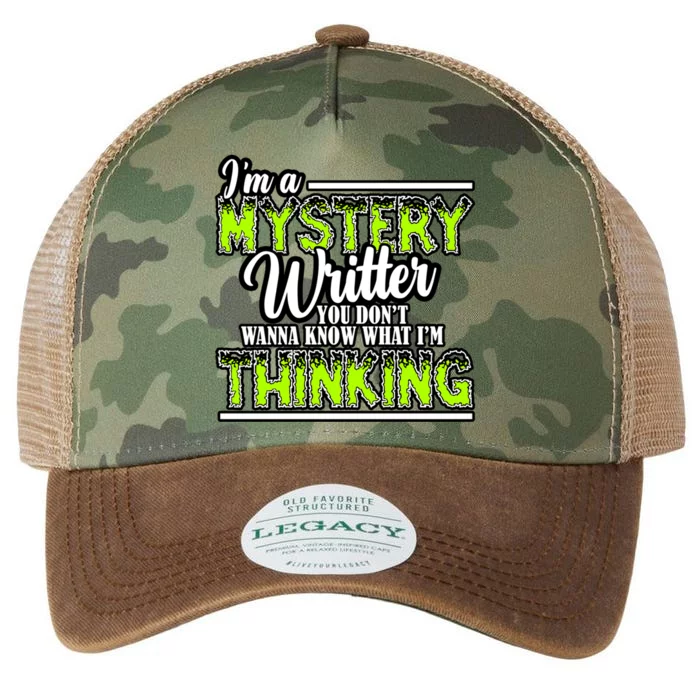 Funny Mystery Writer Quote Mystery Writer Author Saying Meaningful Gift Legacy Tie Dye Trucker Hat