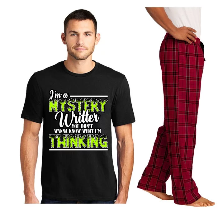 Funny Mystery Writer Quote Mystery Writer Author Saying Meaningful Gift Pajama Set