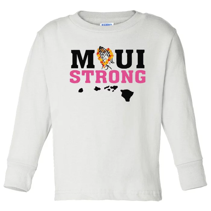 Funny Maui Wildfire Relief All Profits Will Be Toddler Long Sleeve Shirt