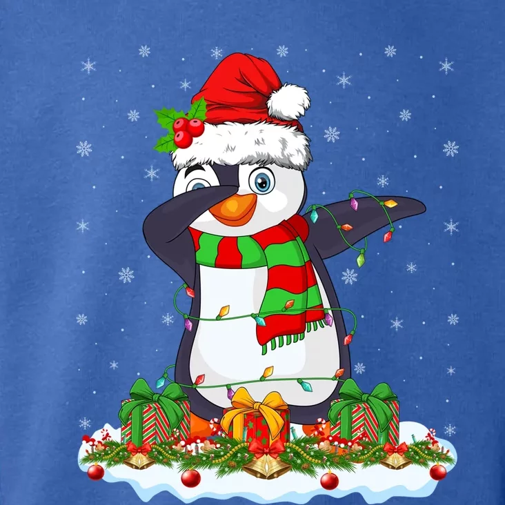 Family Matching Xmas Lighting Dabbing Penguin Christmas Cute Gift Toddler Hoodie