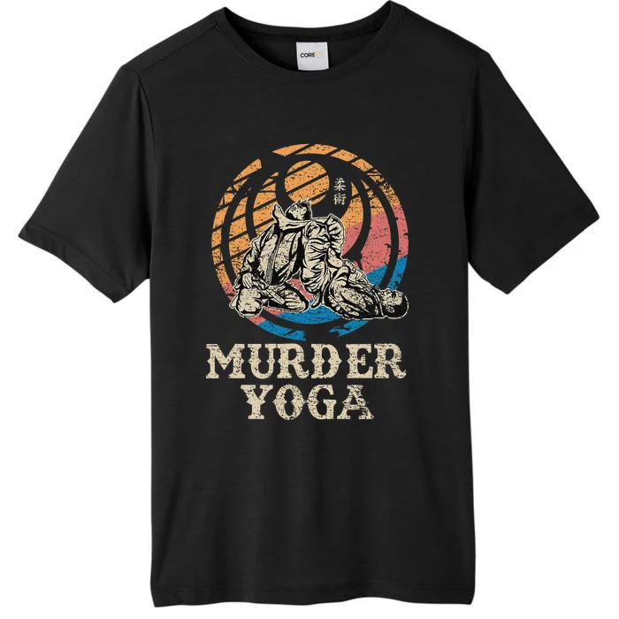 Funny Murder Yoga Brazilian Jiu Jitsu BJJ MMA ChromaSoft Performance T-Shirt