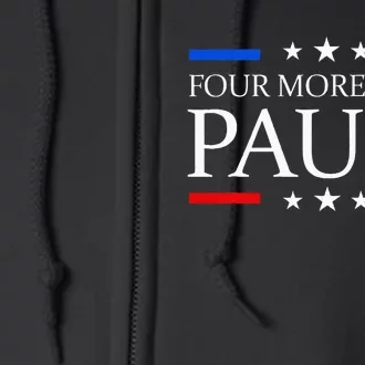 Four More Years Pause Joe Biden Full Zip Hoodie