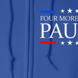 Four More Years Pause Joe Biden Full Zip Hoodie