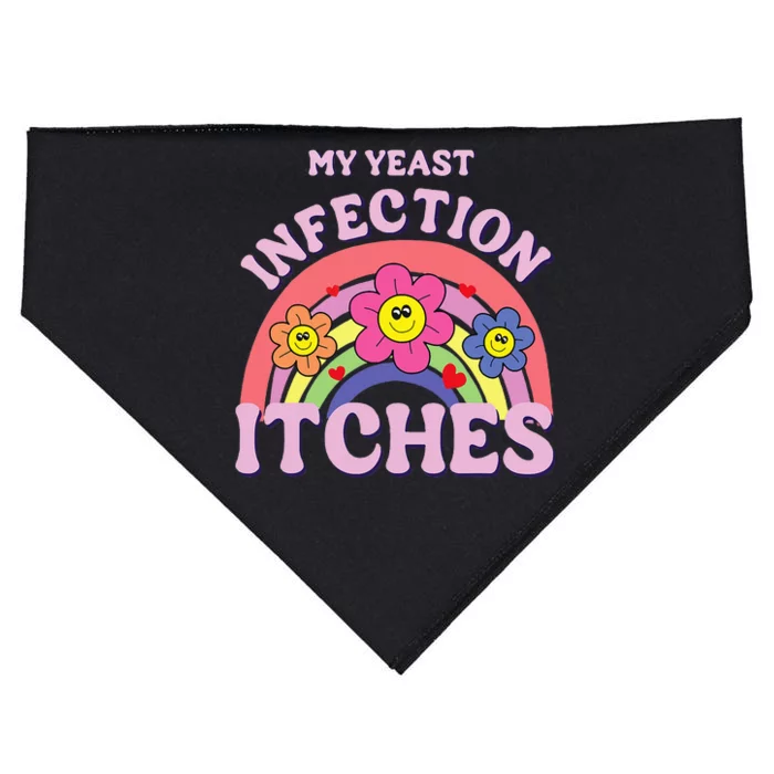 Funny My Yeast Infection Itches USA-Made Doggie Bandana