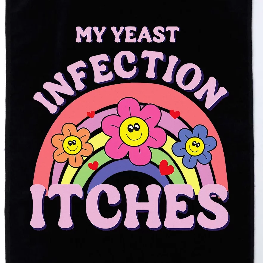 Funny My Yeast Infection Itches Platinum Collection Golf Towel