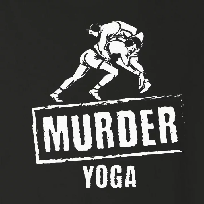 Funny Murder Yoga Fighter Wrestling Gear Wrestling Rules Toddler Long Sleeve Shirt