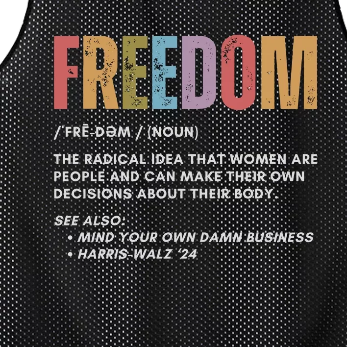 Freedom Mind Your Own Damn Business Mesh Reversible Basketball Jersey Tank