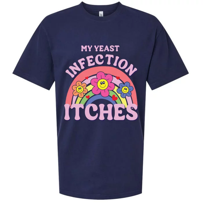 Funny My Yeast Infection Itches Sueded Cloud Jersey T-Shirt