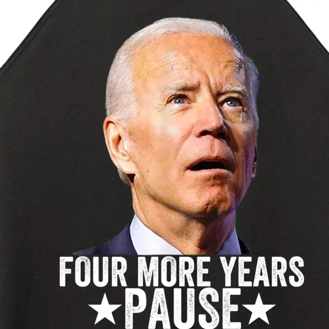 Four More Years Pause Joe Biden Women’s Perfect Tri Rocker Tank