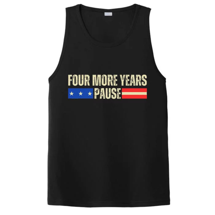 Four More Years Pause Performance Tank