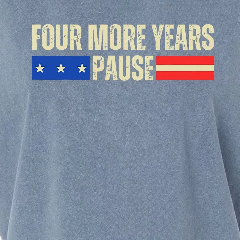 Four More Years Pause Garment-Dyed Women's Muscle Tee