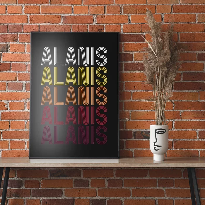 First Name Alanis Vintage Alanis Poster