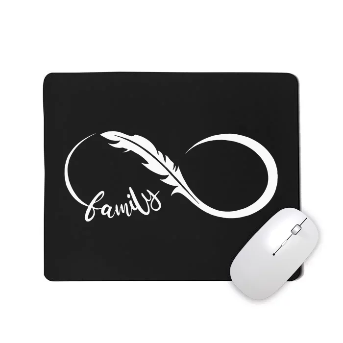 Family Native American Indigenous People Dreamcatcher Mousepad