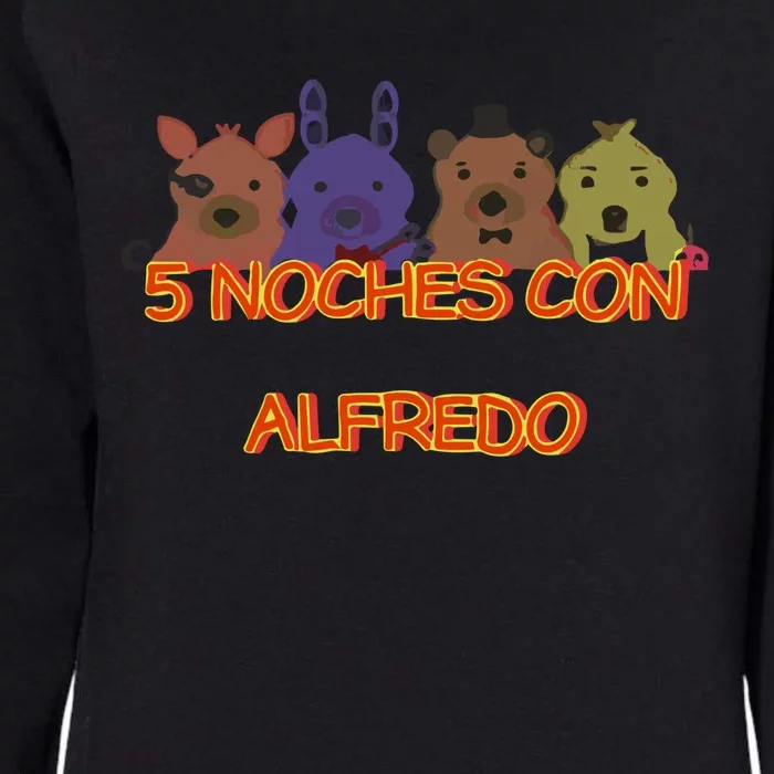 Five Nights At Freddy’S 5 Noches Con Alfredo Womens California Wash Sweatshirt