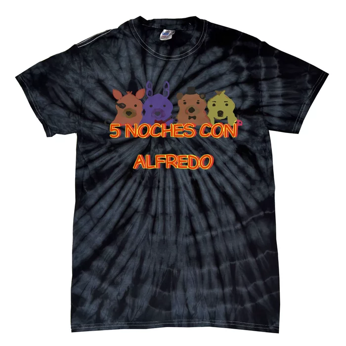 Five Nights At Freddy’S 5 Noches Con Alfredo Tie-Dye T-Shirt