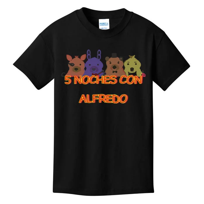 Five Nights At Freddy’S 5 Noches Con Alfredo Kids T-Shirt