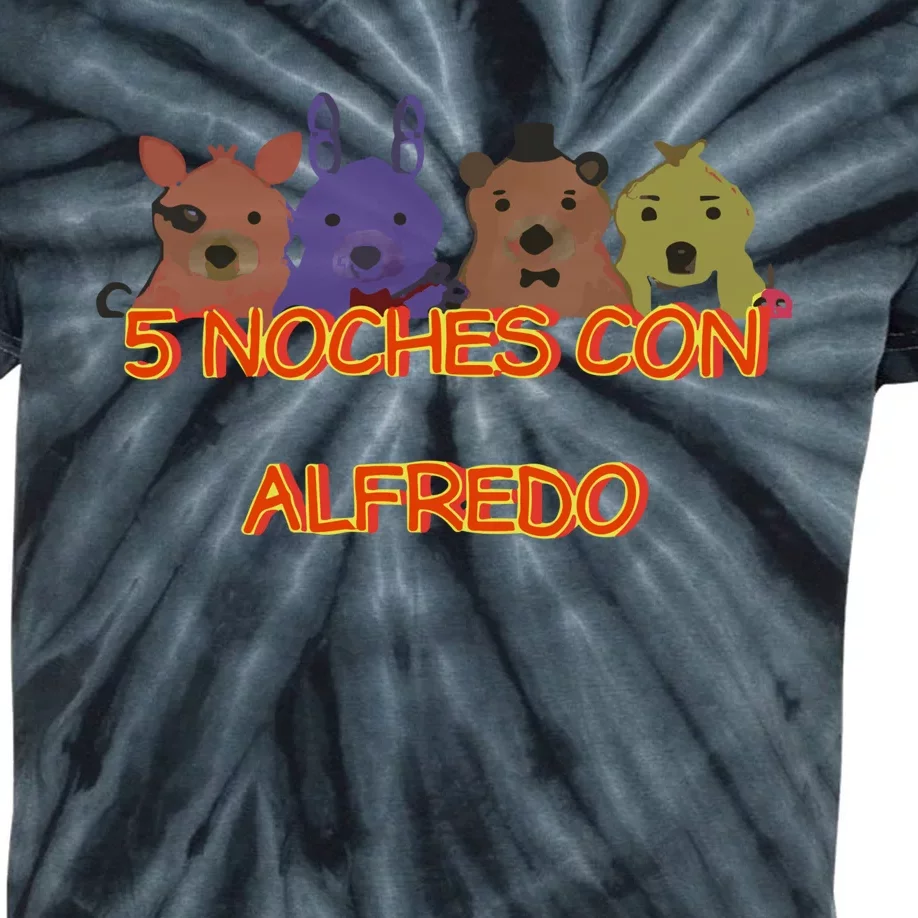 Five Nights At Freddy’S 5 Noches Con Alfredo Kids Tie-Dye T-Shirt