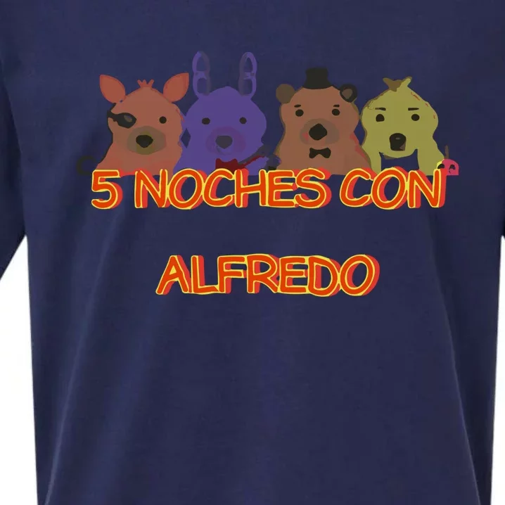 Five Nights At Freddy’S 5 Noches Con Alfredo Sueded Cloud Jersey T-Shirt