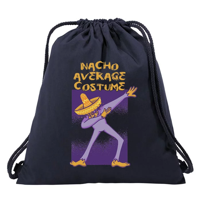 Funny Nacho Average Costume Dabbing BigFoot Halloween Drawstring Bag