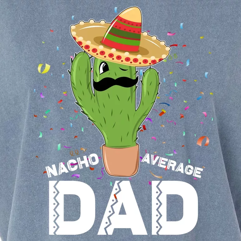 Funny Nacho Average Dad Garment-Dyed Women's Muscle Tee