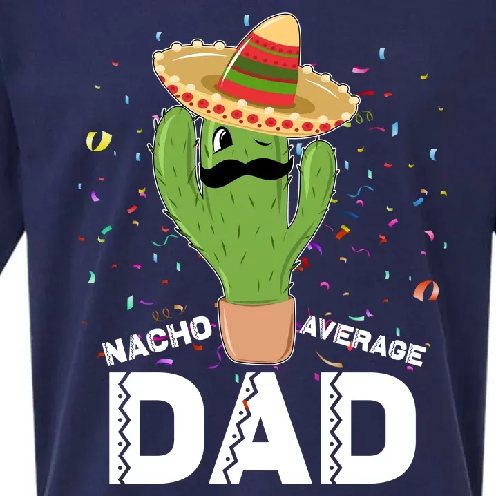 Funny Nacho Average Dad Sueded Cloud Jersey T-Shirt