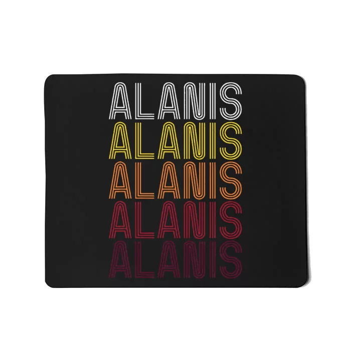 First Name Alanis Vintage Alanis Mousepad