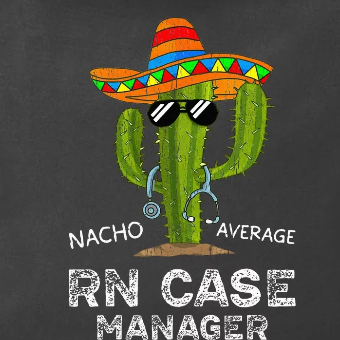 Funny Nacho Average Nurse RN Case Manager For Women Zip Tote Bag