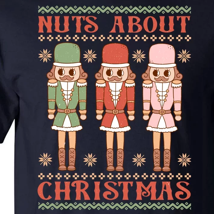 Funny Nuts About Christmas Tall T-Shirt