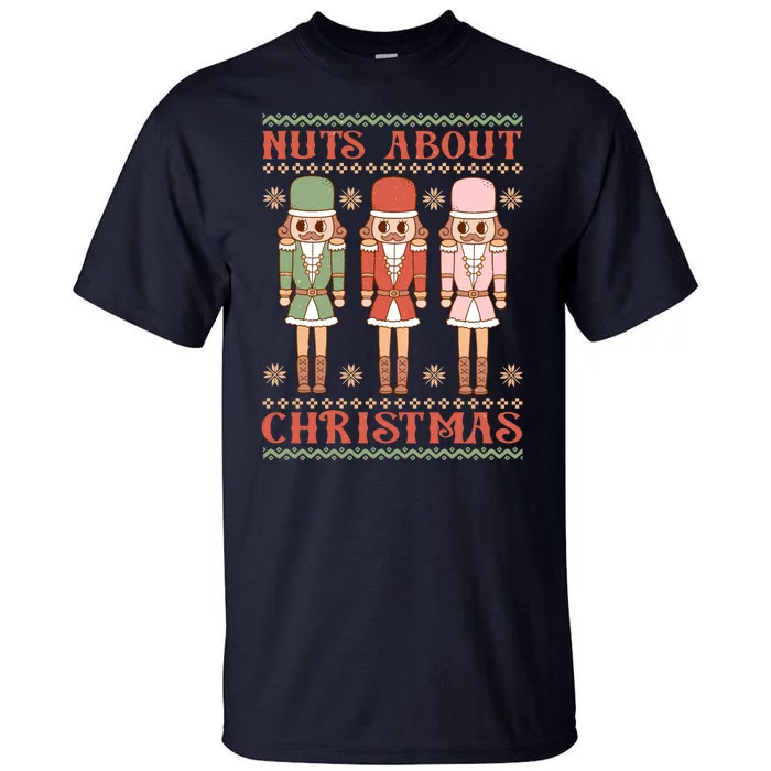 Funny Nuts About Christmas Tall T-Shirt