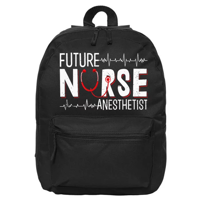 Future Nurse Anesthetist CRNA Nursing School Student 16 in Basic Backpack