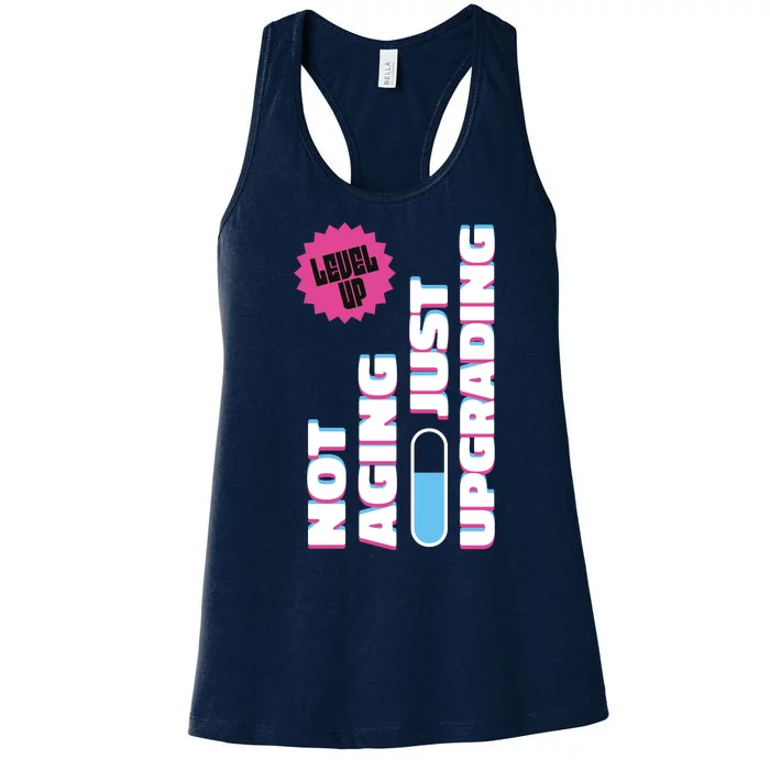 Funny Not Aging Birthday Quote Women's Racerback Tank