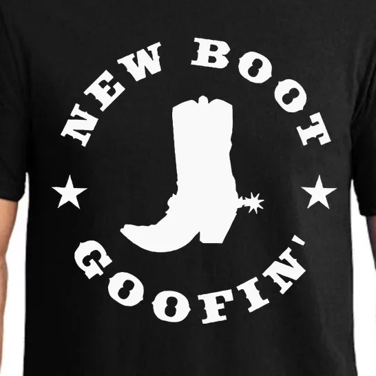 Funny New Boot Goofin Cowboy Boot Meme Quote Pajama Set