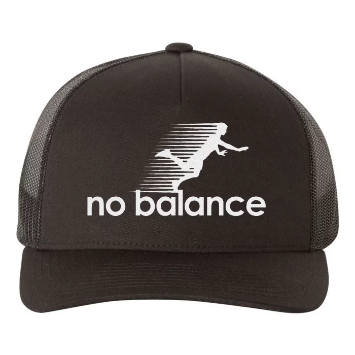 Funny No Balance New Balance Funny Yupoong Adult 5-Panel Trucker Hat