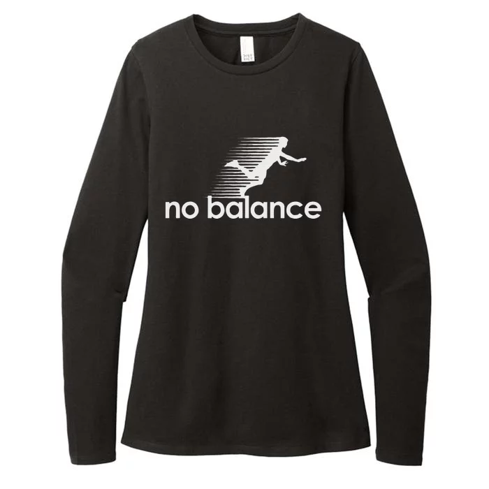 Funny No Balance New Balance Funny Womens CVC Long Sleeve Shirt