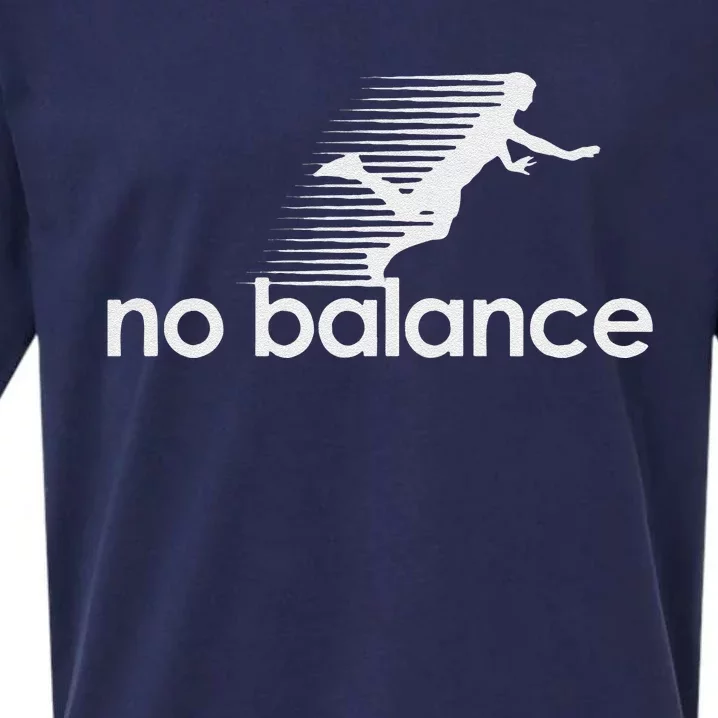 Funny No Balance New Balance Funny Sueded Cloud Jersey T-Shirt