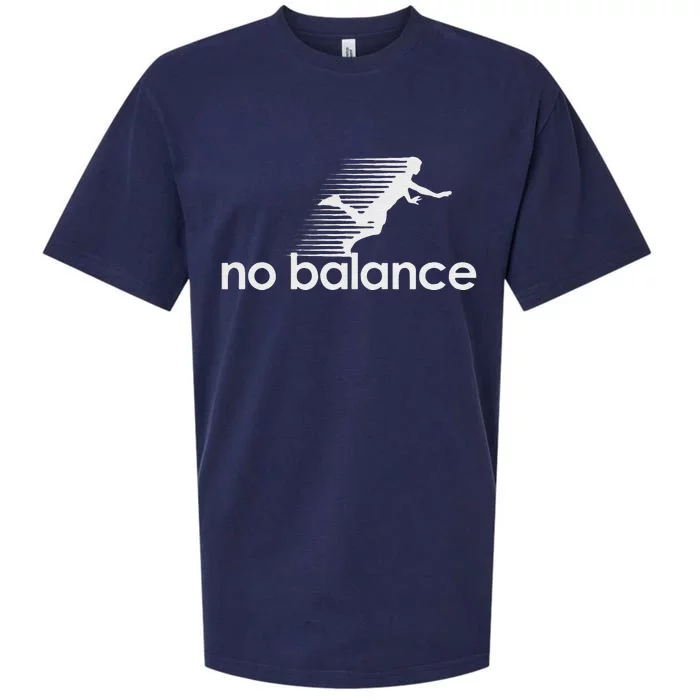 Funny No Balance New Balance Funny Sueded Cloud Jersey T-Shirt