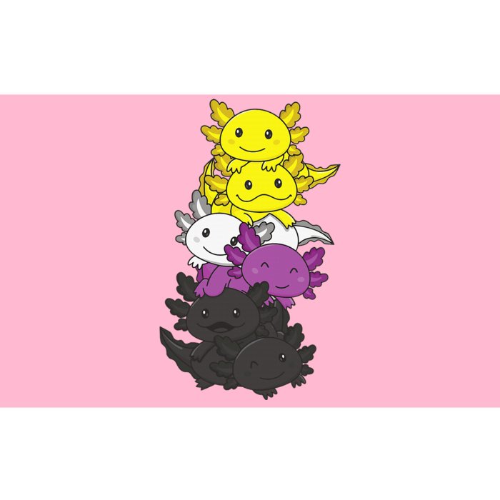 Flag Non Binary Pride Lgbtq Axolotl Bumper Sticker