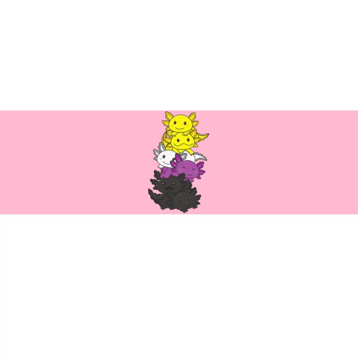 Flag Non Binary Pride Lgbtq Axolotl Bumper Sticker