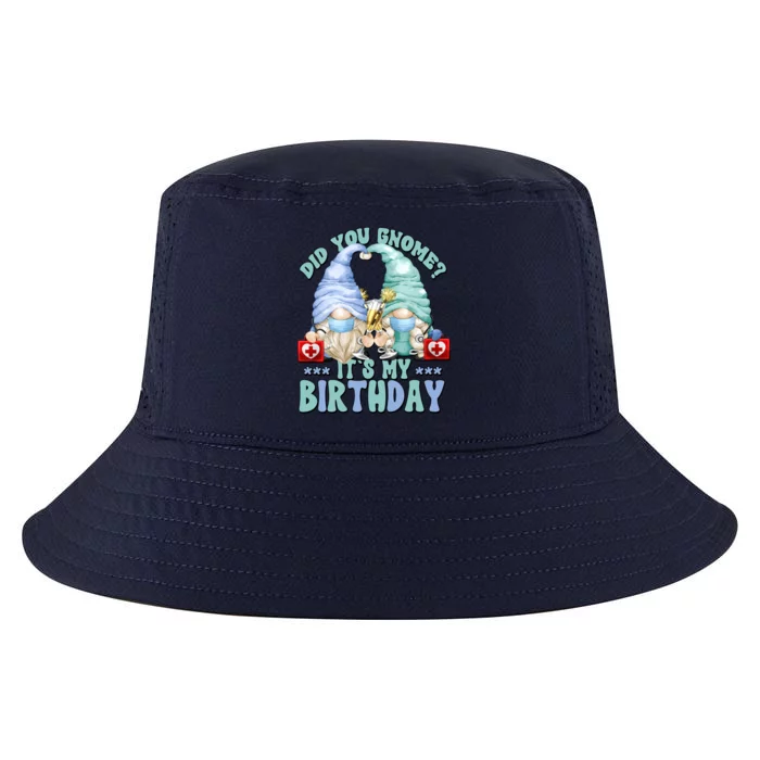 Funny Nurse Birthday Couple Outfit Gnome For Pediatric Nurse Gift Cool Comfort Performance Bucket Hat