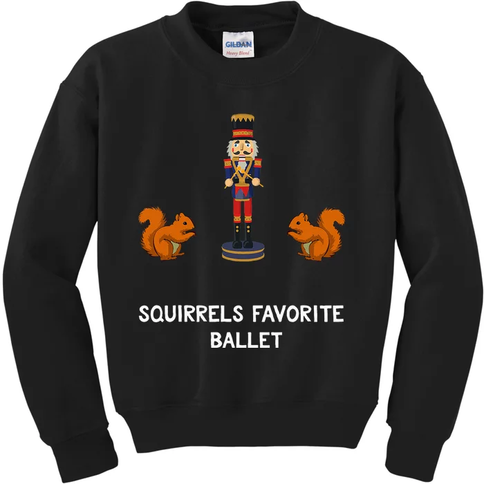 Funny Nutcracker Ballet Ballerino Danseur Kids Sweatshirt