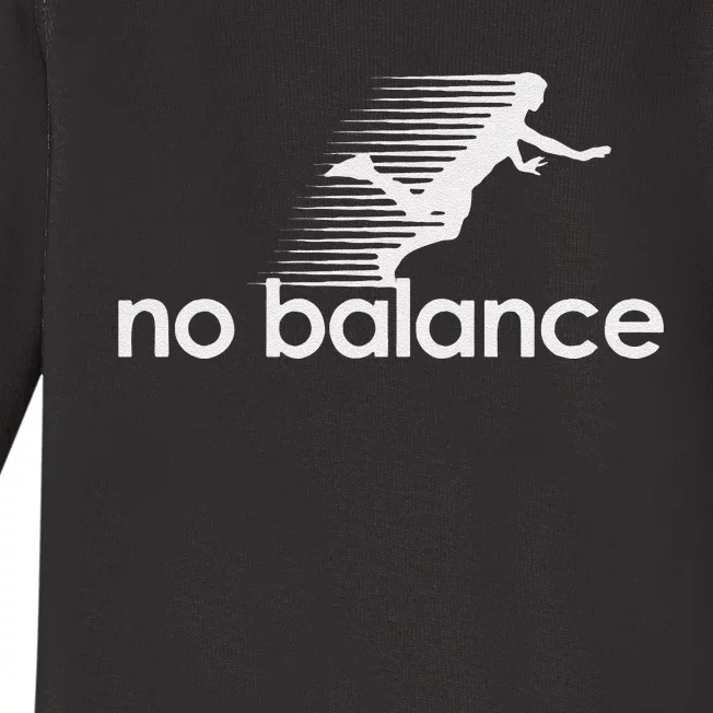 Funny No Balance New Balance Funny Baby Long Sleeve Bodysuit