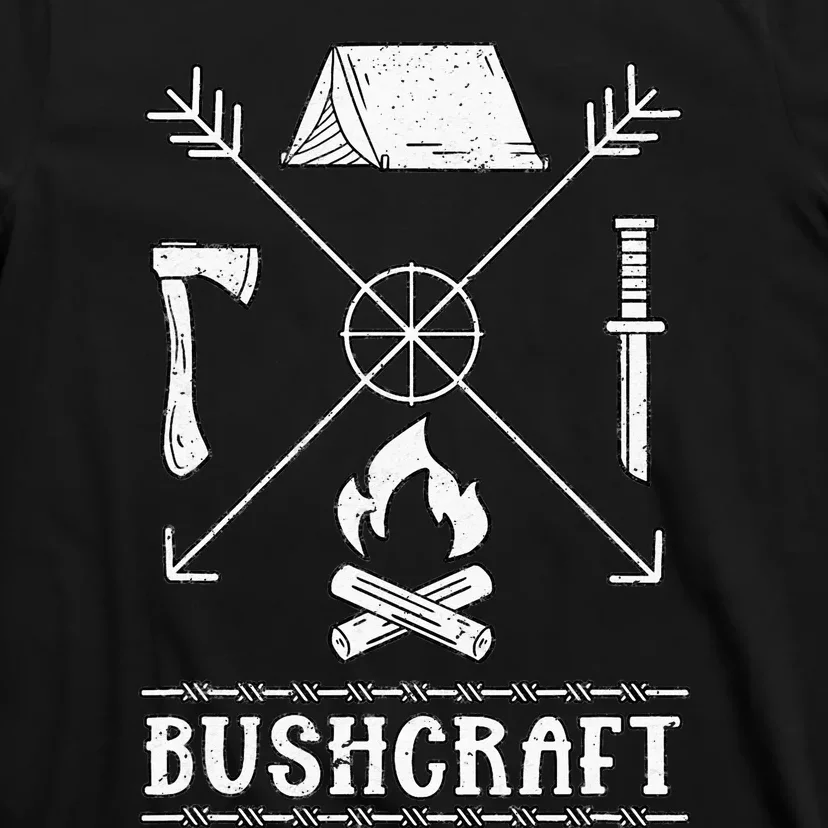 funny Nature Bushcraft Outdoor Wilderness Design T-Shirt