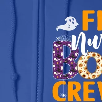 Fnp Nurse Boo Crew Scary Nurse Halloween Ghost Spider Cute Gift Full Zip Hoodie