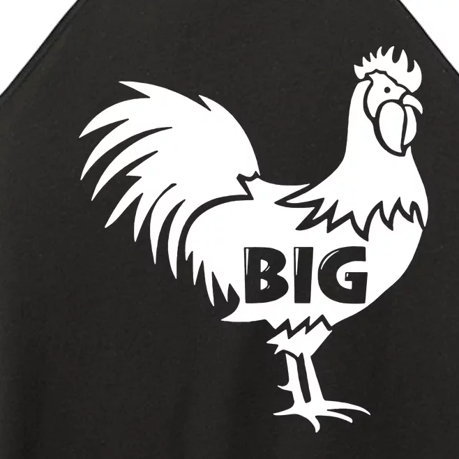 Funny Naughty Big Cock Women’s Perfect Tri Rocker Tank